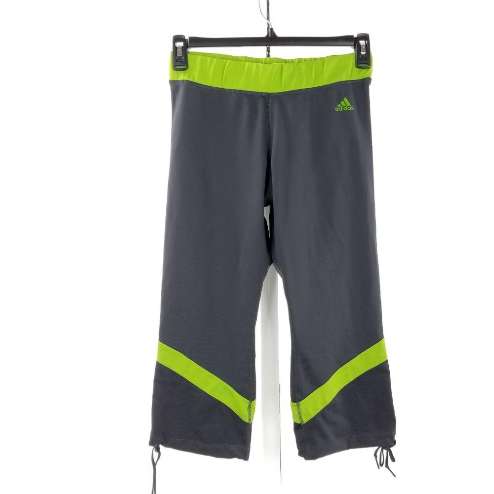 Adidas Crop Capri Gray Green ATS Dry